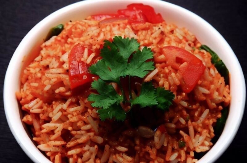Tomato Rice in pressure cooker