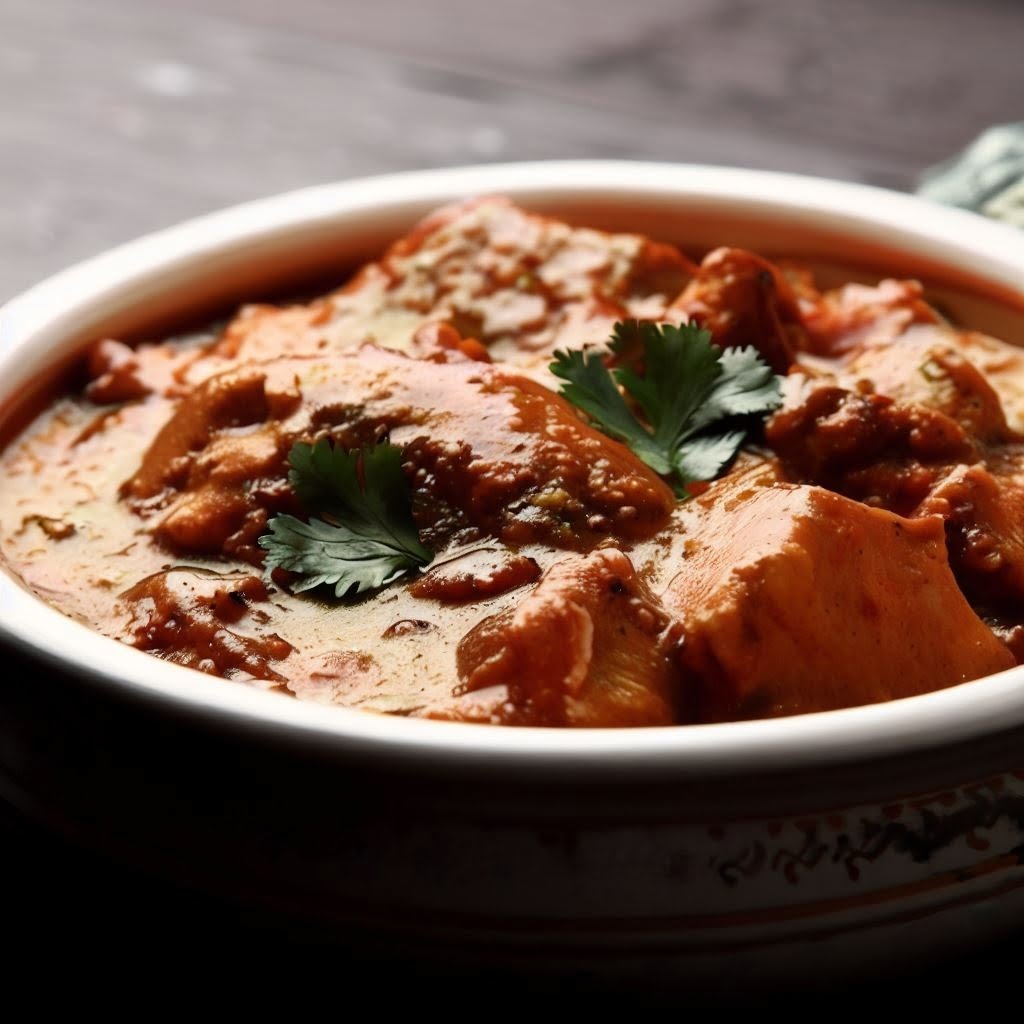 chicken bhuna masala with curd