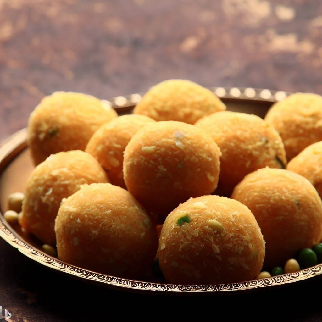 besan ke ladoo