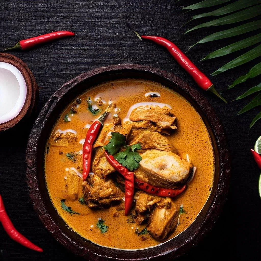 chicken curry with coconut milk