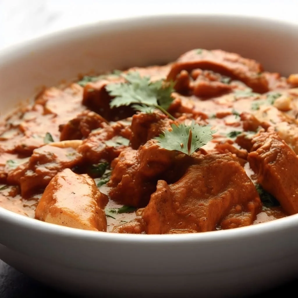 chicken bhuna masala with curd